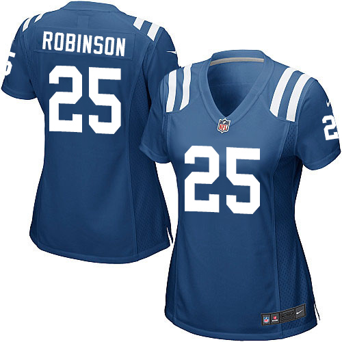 Women's Game Patrick Robinson Nike Jersey Royal Blue Home - #25 NFL Indianapolis Colts