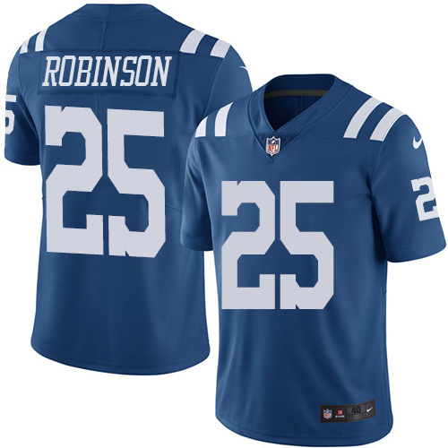 Men's Elite Patrick Robinson Nike Jersey Royal Blue - #25 Rush NFL Indianapolis Colts