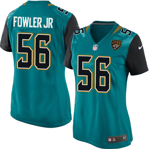 Women's Game Dante Fowler Jr Nike Jersey Teal Green Home - #56 NFL Jacksonville Jaguars