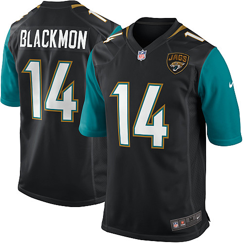 Youth Limited Justin Blackmon Nike Jersey Black Alternate - #14 NFL Jacksonville Jaguars