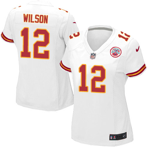 Women's Elite Albert Wilson Nike Jersey White Road - #12 NFL Kansas City Chiefs