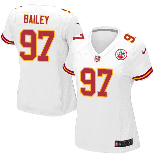 Women's Elite Allen Bailey Nike Jersey White Road - #97 NFL Kansas City Chiefs