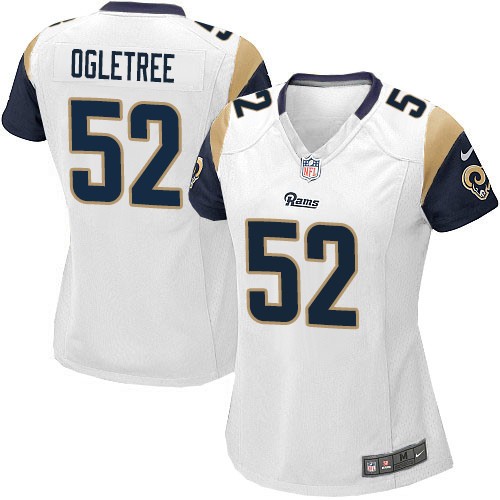 Women's Game Alec Ogletree Nike Jersey White Road - #52 NFL Los Angeles Rams