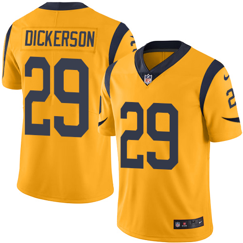 Youth Limited Eric Dickerson Nike Jersey Gold - #29 Rush NFL Los Angeles Rams