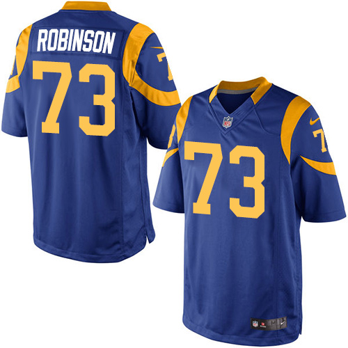 Youth Elite Greg Robinson Nike Jersey Royal Blue Alternate - #73 NFL Los Angeles Rams