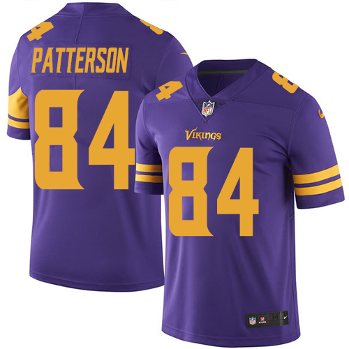 Youth Elite Cordarrelle Patterson Nike Jersey Purple - #84 Rush NFL Minnesota Vikings