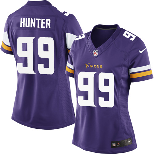 Women's Limited Danielle Hunter Nike Jersey Purple Home - #99 NFL Minnesota Vikings