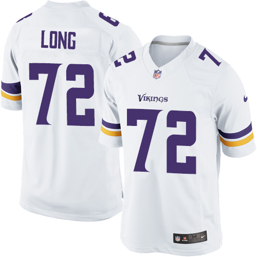 Youth Limited Jake Long Nike Jersey White Road - #72 NFL Minnesota Vikings