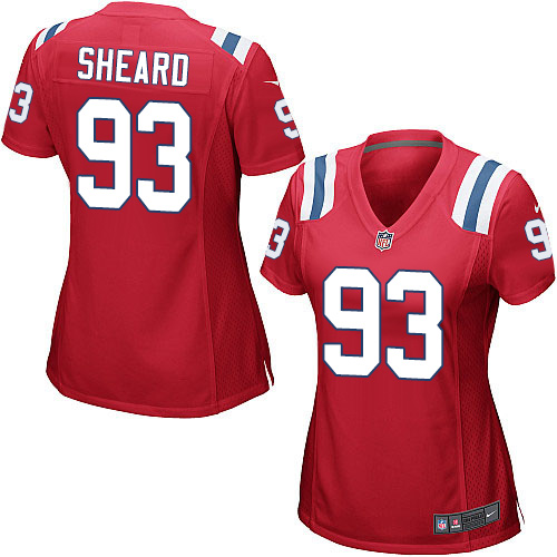 Women's Game Jabaal Sheard Nike Jersey Red Alternate - #93 NFL New England Patriots