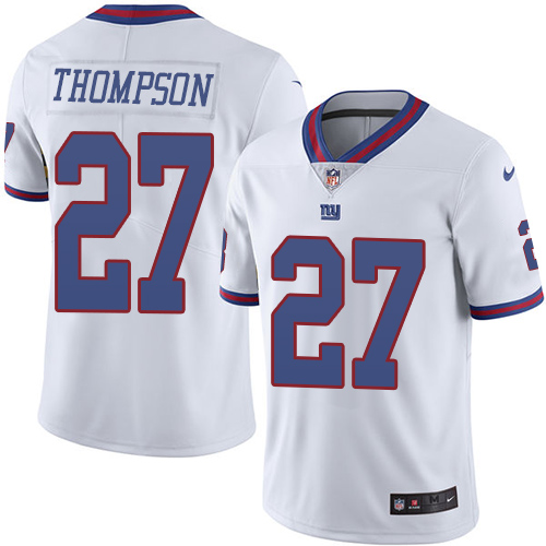Youth Limited Darian Thompson Nike Jersey White - #27 Rush NFL New York Giants