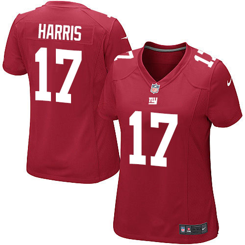Women's Limited Dwayne Harris Nike Jersey Red Alternate - #17 NFL New York Giants