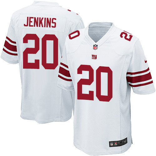 Men's Game Janoris Jenkins Nike Jersey White Road - #20 NFL New York Giants