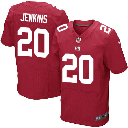 Men's Elite Janoris Jenkins Nike Jersey Red Alternate - #20 NFL New York Giants