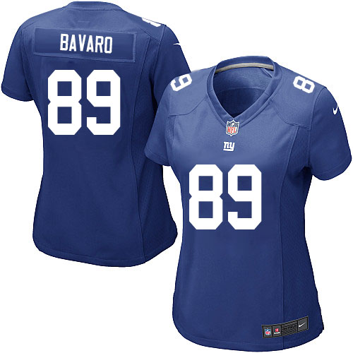Women's Game Mark Bavaro Nike Jersey Royal Blue Home - #89 NFL New York Giants