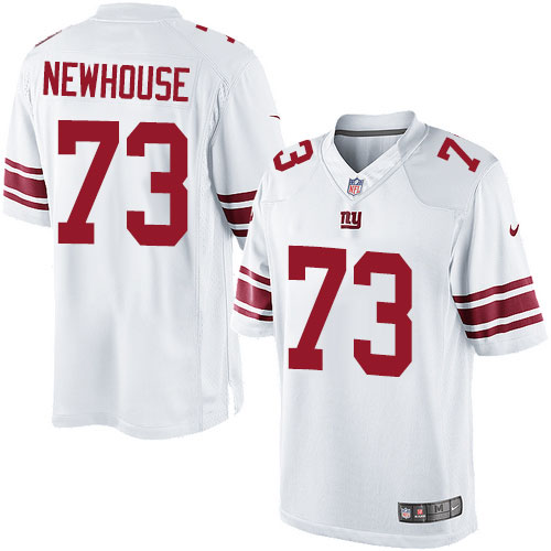Youth Elite Marshall Newhouse Nike Jersey White Road - #73 NFL New York Giants