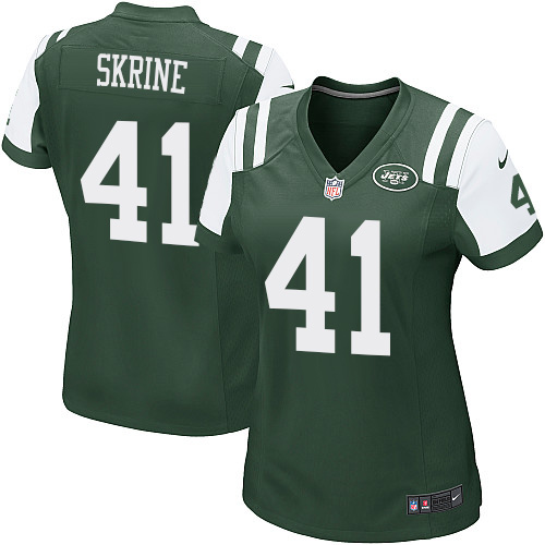 Women's Game Buster Skrine Nike Jersey Green Home - #41 NFL New York Jets