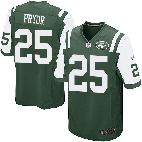 Youth Game Calvin Pryor Nike Jersey Green Home - #25 NFL New York Jets