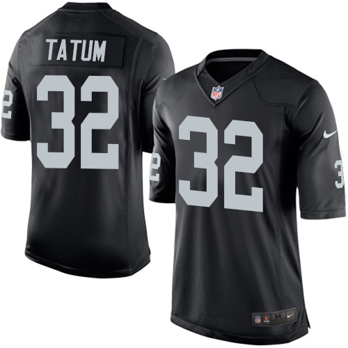 Youth Elite Jack Tatum Nike Jersey Black Home - #32 NFL Oakland Raiders