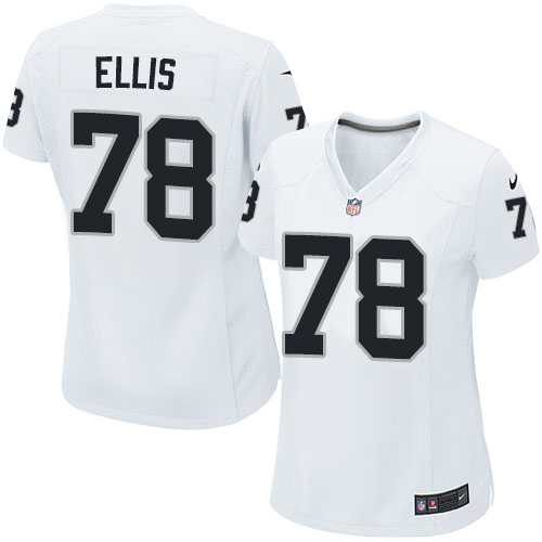 Women's Game Justin Ellis Nike Jersey White Road - #78 NFL Oakland Raiders