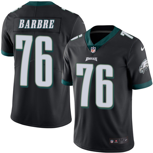 Youth Limited Allen Barbre Nike Jersey Black - #76 Rush NFL Philadelphia Eagles
