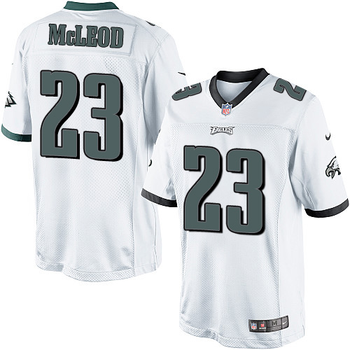 Youth Limited Rodney McLeod Nike Jersey White Road - #23 NFL Philadelphia Eagles