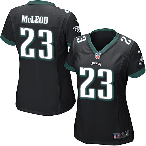 Women's Limited Rodney McLeod Nike Jersey Black Alternate - #23 NFL Philadelphia Eagles