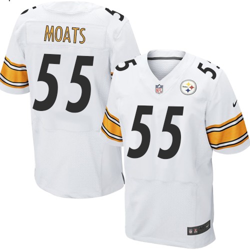 Men's Elite Arthur Moats Nike Jersey White Road - #55 NFL Pittsburgh Steelers