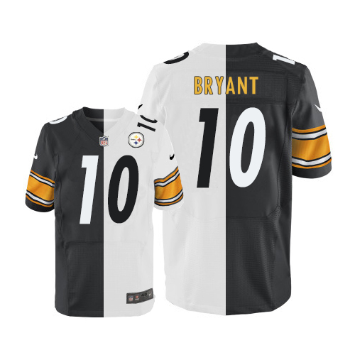 Men's Elite Martavis Bryant Nike Jersey Black/White - #10 Split Fashion NFL Pittsburgh Steelers