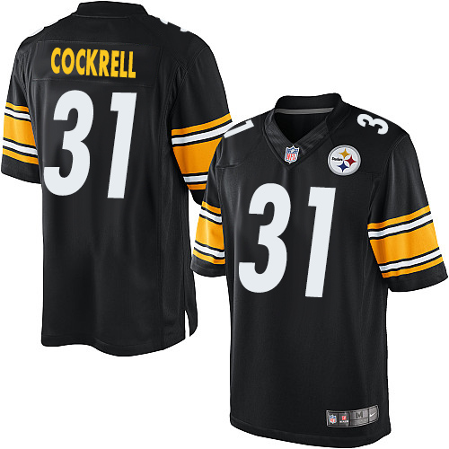Youth Limited Ross Cockrell Nike Jersey Black Home - #31 NFL Pittsburgh Steelers