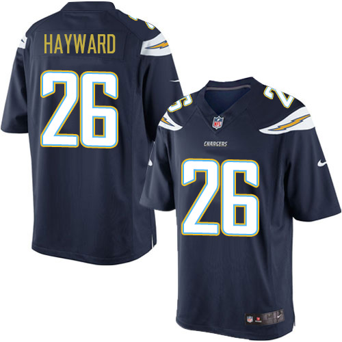 Men's Limited Casey Hayward Nike Jersey Navy Blue Home - #26 NFL Los Angeles Chargers