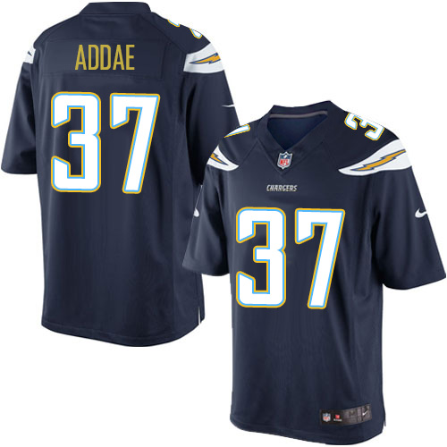 Youth Elite Jahleel Addae Nike Jersey Navy Blue Home - #37 NFL Los Angeles Chargers