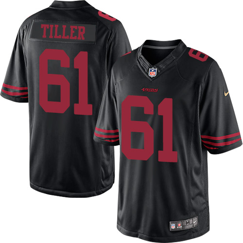 Youth Limited Andrew Tiller Nike Jersey Black Alternate - #61 NFL San Francisco 49ers