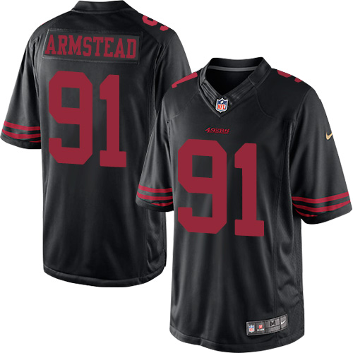 Youth Limited Arik Armstead Nike Jersey Black Alternate - #91 NFL San Francisco 49ers