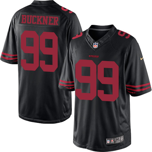 Youth Elite DeForest Buckner Nike Jersey Black Alternate - #99 NFL San Francisco 49ers