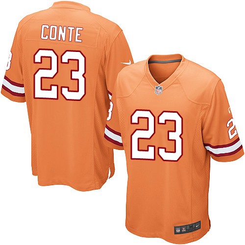 Men's Limited Chris Conte Nike Jersey Orange Alternate - #23 NFL Tampa Bay Buccaneers