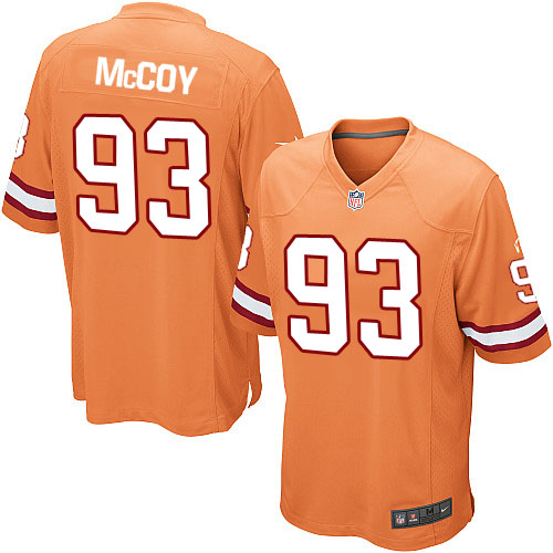 Youth Elite Gerald McCoy Nike Jersey Orange Alternate - #93 NFL Tampa Bay Buccaneers