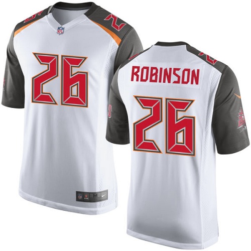 Youth Elite Josh Robinson Nike Jersey White Road - #26 NFL Tampa Bay Buccaneers