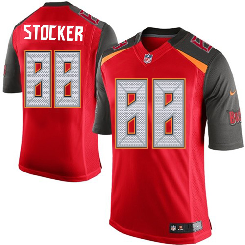Men's Limited Luke Stocker Nike Jersey Red Home - #88 NFL Tampa Bay Buccaneers