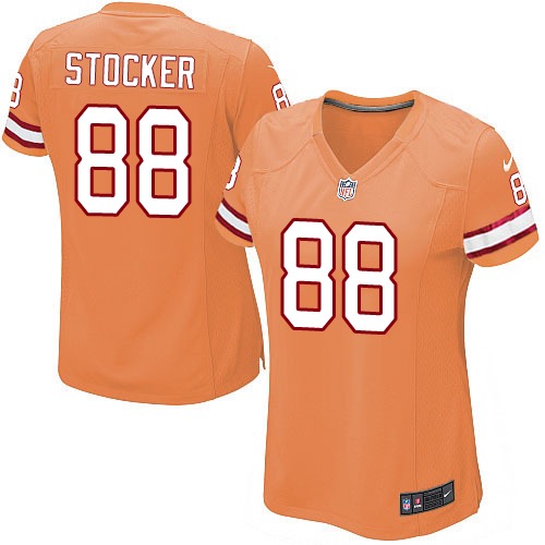 Women's Elite Luke Stocker Nike Jersey Orange Alternate - #88 NFL Tampa Bay Buccaneers