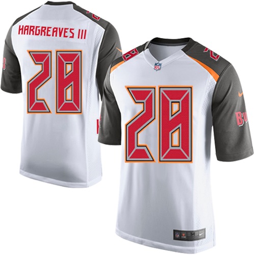 Youth Game Vernon Hargreaves III Nike Jersey White Road - #28 NFL Tampa Bay Buccaneers