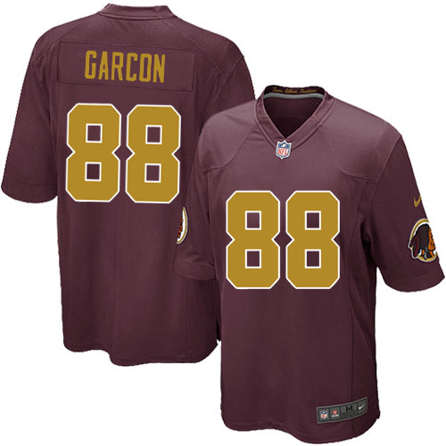 Youth Elite Pierre Garcon Nike Jersey Burgundy Red Alternate - #88 80th Anniversary NFL Washington Redskins