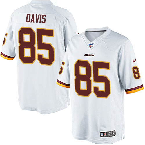 Youth Limited Vernon Davis Nike Jersey White Road - #85 NFL Washington Redskins
