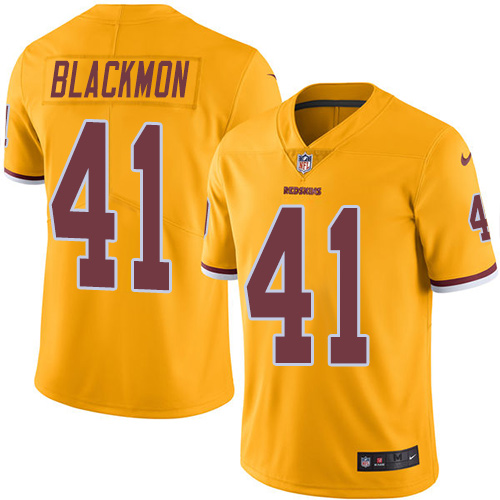 Youth Limited Will Blackmon Nike Jersey Gold - #41 Rush NFL Washington Redskins