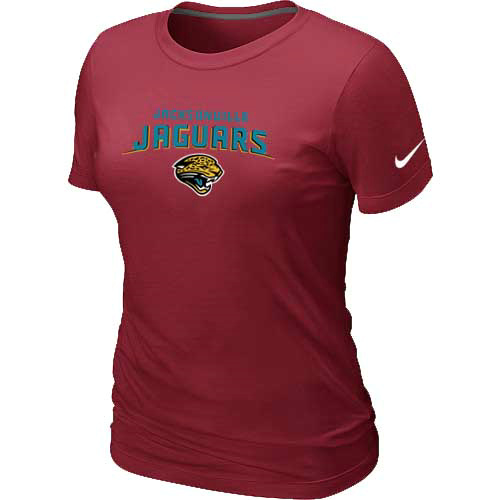 Nike Jacksonville Jaguars Women's Heart & Soul NFL T-Shirt - Red
