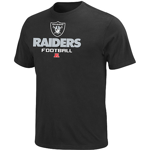 Oakland Raiders Big & Tall Critical Victory NFL T-Shirt - Black