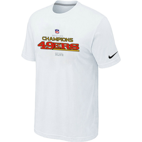 Nike San Francisco 49ers 2012 NFC Conference Champions Trophy Collection NFL T-Shirt - White