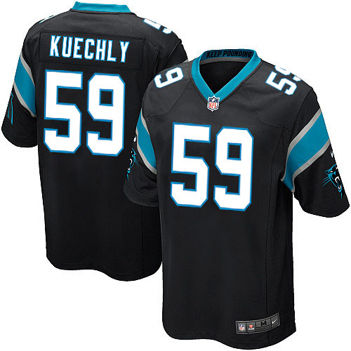 #59 Game Luke Kuechly Carolina Panthers Youth Jersey - NFL Home Black