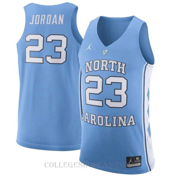 Jordan Brand Michael Jordan North Carolina Tar Heels #23 Swingman College Basketball Mens Unc Jersey Light Blue