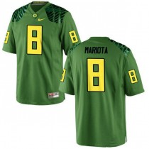 Mens Marcus Mariota Oregon Ducks #8 Authentic Green Alternate College Football Jersey 102