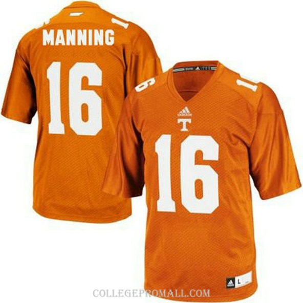 Mens Peyton Manning Tennessee Volunteers Jersey #16 Adidas Limited Orange College Football Jersey